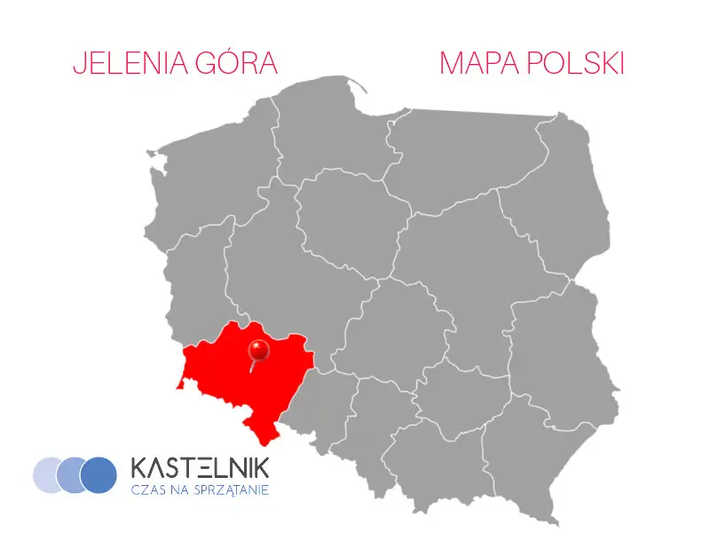 Jelenia Góra - mapa Polski