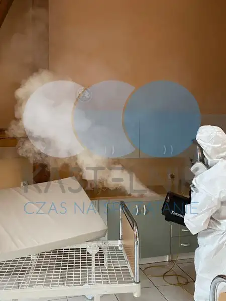 Ozonowanie po zmarłym w stanie rozkładu za pomocą generatorów ozonu