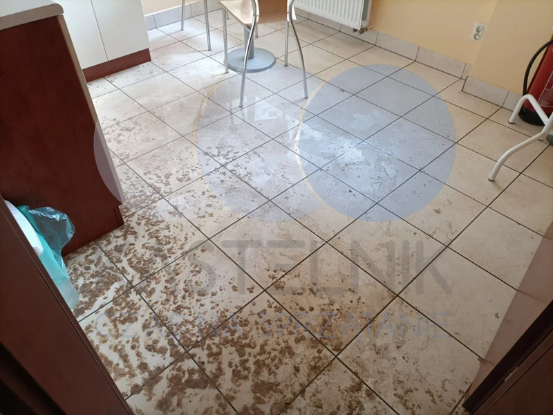 Sprzątanie podłogi po zalaniu Radomsko