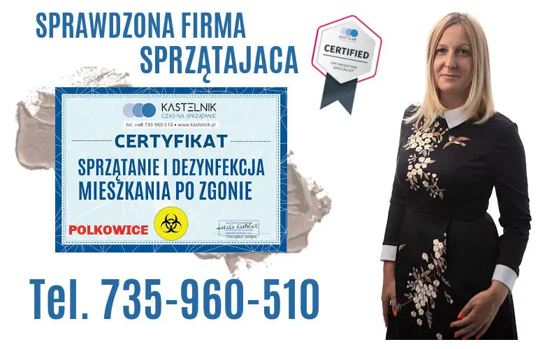 Certyfikat sprzątania w Polkowicach