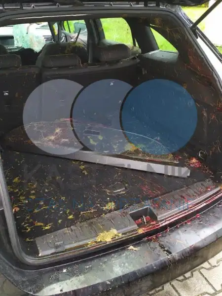 Sprzątanie samochodu po zmarłym
